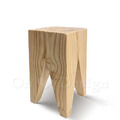 北歐 極簡 全實木 走廊凳 牙齒凳 牙凳 -原木色