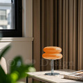 丹麥設計 北歐 極簡 設計師的燈款 超可愛 粑粑 玻璃桌燈-橘色_3