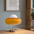 丹麥設計 北歐 極簡 設計師的燈款 超可愛 布丁 玻璃桌燈-焦糖色_2