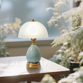 美式 復古 典雅 懷舊 台燈 桌燈 諾拉 陶瓷 桌燈-蒂芬妮綠_2