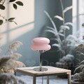 丹麥設計 北歐 極簡 設計師的燈款 超可愛 粑粑 玻璃桌燈-粉色_1