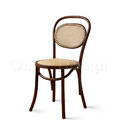 北歐風 經典 櫸木法式 餐廳椅 實木 10號 藤面 餐椅-深胡桃木色