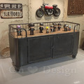 I美式 VINTAGE 工業風 LOFT 實木 印度手工 仿舊歐佛爾 收納 矮櫃-鐵件門_1