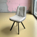 北歐 小清新 普普風格 咖啡廳椅 書房椅 無扶手 千層 雙色灰 餐椅_1