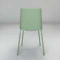 北歐風 小清新 輕工業風 多彩 普普風格 千層 軟墊 靠背 餐椅 綠色_4