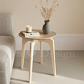 北歐風格 小清新 客廳 咖啡桌 和風 日式 圓形 格爾 小茶几 邊几 洗白木色_3