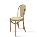 北歐風 經典 櫸木法式 餐廳椅 實木 藤靠背 18號 藤面 餐椅-原木色_7