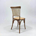 法式工業風 經典 白蠟木 餐廳椅 實木 瑪德琳 藤面靠背 仿舊色_7
