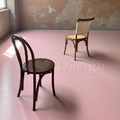 北歐風 經典 藤面 法式 餐廳椅 櫸木 18號 木座板 餐椅- 胡桃木色_5