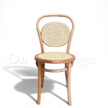 北歐風 經典 藤面 櫸木法式 餐廳椅 實木 10號 藤面椅墊 餐椅-原木色