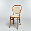 北歐風 經典 藤面 櫸木法式 餐廳椅 實木 10號 藤面椅墊 餐椅-櫻桃木色_7