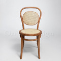 北歐風 經典 藤面 櫸木法式 餐廳椅 實木 10號 藤面椅墊 餐椅-櫻桃木色_6