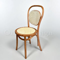 北歐風 經典 藤面 櫸木法式 餐廳椅 實木 10號 藤面椅墊 餐椅-櫻桃木色_8