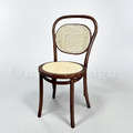 北歐風 經典 藤面 櫸木法式 餐廳椅 實木 10號 藤面椅墊 餐椅-胡桃木色_6