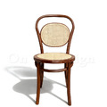 北歐風 經典 藤面 櫸木法式 餐廳椅 實木 10號 藤面椅墊 餐椅-胡桃木色