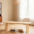 MIT 台灣製造 北歐 極簡風格 台製 手做 實木 ㄇ形長凳 -120CM_1