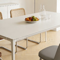 北歐 極簡 餐廳桌 書桌 耐高溫 懷特 白色岩板 鋁合金腳 餐桌 三種尺寸_4
