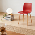 特價-北歐設計 風格家具 實木腳 哈爾木椅 WOOD 餐椅 - 紅_4