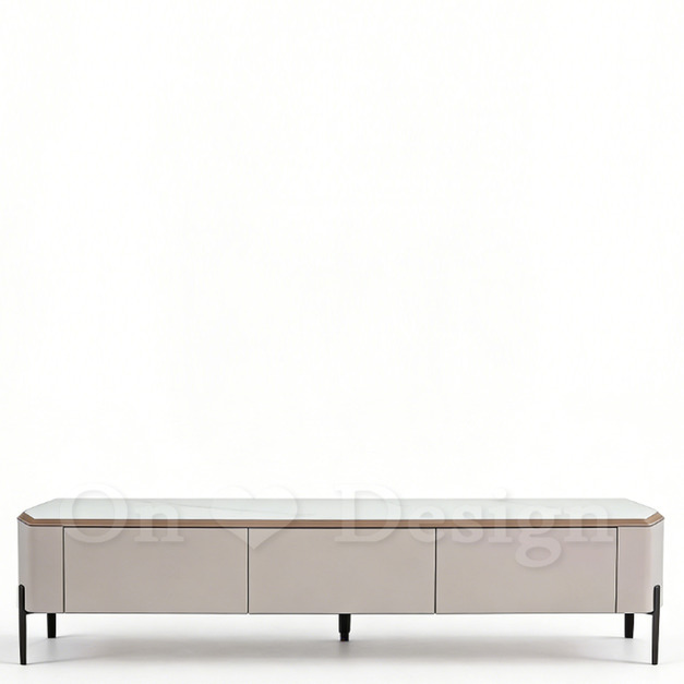 現貨出貨🔥 免運🔥 奢華風 美式 客廳 矮櫃 莫克爾 玻璃  電視櫃 -220 CM