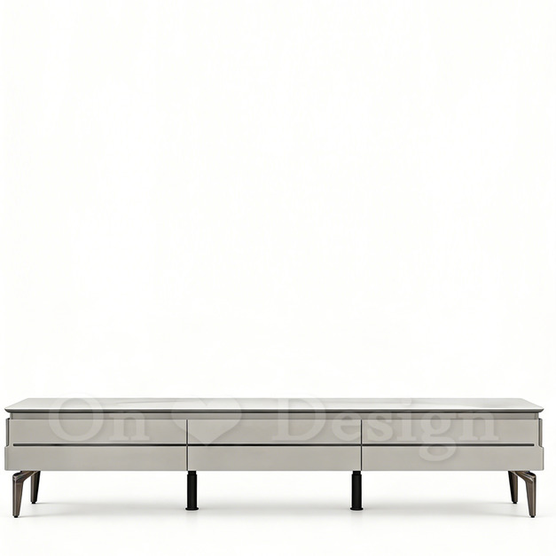 現貨出貨🔥奢華風 美式 客廳 矮櫃 貝亞 大理石紋 玻璃 電視櫃 -200 CM