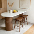 北歐 極簡 簡約 風格 LOFT 風格家具 餐廳桌 板凳 實木 微笑凳-中島_1