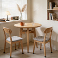 現貨🔥北歐風格 經典設計 餐桌 洽談桌 圓拾 圓桌 (原木色)-70CM_2