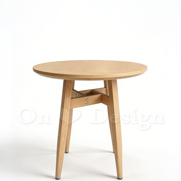 現貨🔥北歐風格 經典設計 餐桌 洽談桌  圓拾 圓桌 (原木色)-70CM