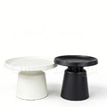 現貨🔥美式 簡約 北歐風 客廳 咖啡桌 普普風 錐形 托盤 黑白 兩件式 茶几_4