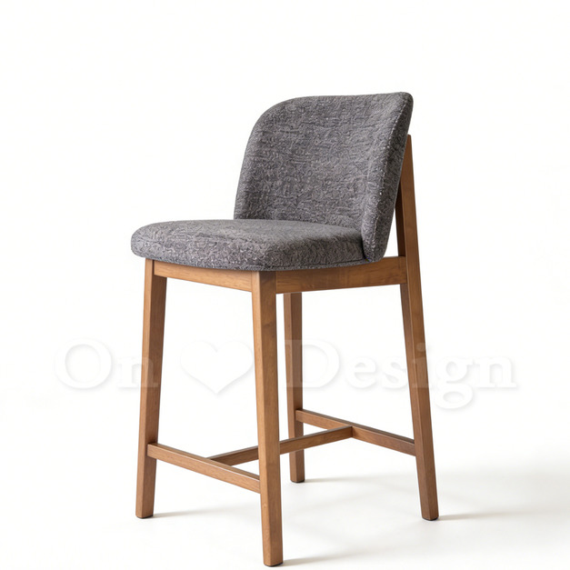 現貨🔥北歐 風格 LOFT 風格家具 中島 吧椅 喬納 吧檯椅 胡桃 灰色 -64H