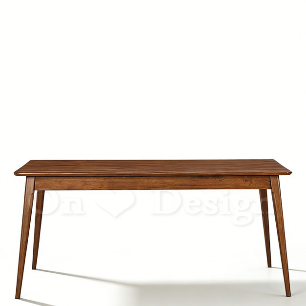 現貨🔥北歐 極簡 餐廳桌 LOFT  實木腳  胡莎 實木 餐桌-160CM