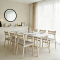 現貨🔥免運🔥北歐 極簡 LOFT 餐廳桌 家具 雅典 岩板 餐桌 洗白色-200CM_1