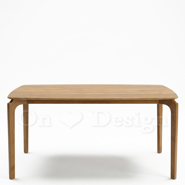 現貨🔥免運🔥北歐 極簡 簡約 風格 LOFT  實木腳 卑爾根 六人座 餐桌 胡桃木色-180CM