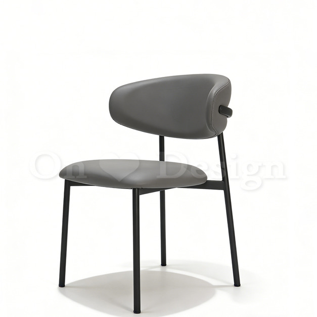 LOFT 法式 復古 工業風 鐵 酒吧 咖啡廳 餐廳 餐椅 航特 餐椅 -灰皮