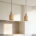工業 復古風格 loft 設計師的燈 工業風 洞石 吊燈 -原木色_4