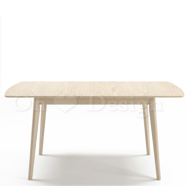 現貨🔥北歐 極簡 簡約 風格 LOFT  實木腳 日式 和風 可調整長度 餐桌 洗白木色