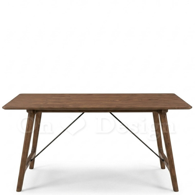 現貨🔥免運🔥北歐 極簡 風格 LOFT  家具 木 魯夫 餐桌 胡桃木色- 200CM