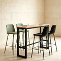 現貨🔥北歐 吧檯桌 2種高度 吧檯 餐桌 MOKA 原木色 吧檯桌-120 CM_1