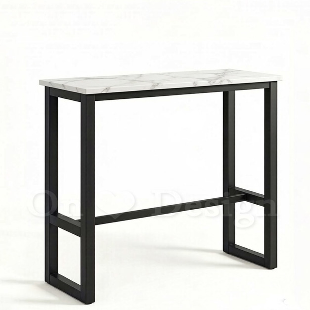 現貨🔥北歐 吧檯桌 2種高度 吧檯 餐桌  MOKA 大理石紋岩板 吧檯桌-120 CM 