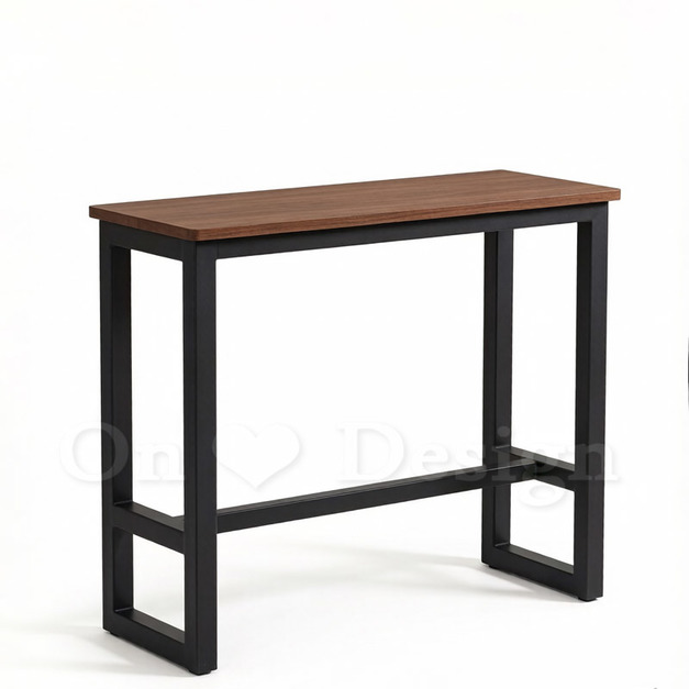 現貨🔥北歐 吧檯桌 2種高度 吧檯 餐桌  MOKA  胡桃木色 吧檯桌-120 CM 