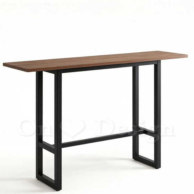 現貨🔥北歐 吧檯桌 2種高度 吧檯 餐桌  MOKA  胡桃木色 吧檯桌-180 CM 