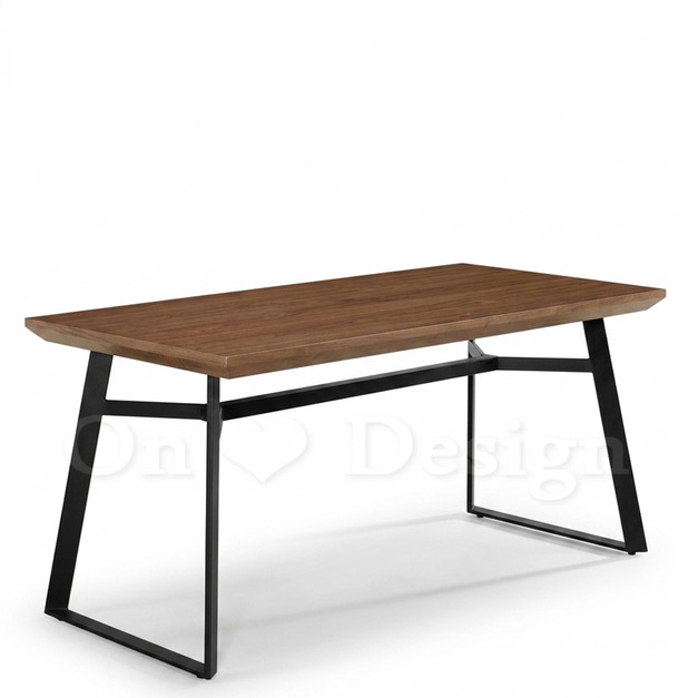 現貨🔥免運🔥北歐 極簡 風格 LOFT 家具 書桌 餐廳桌 洛迪 胡桃木面 餐桌 - 160CM