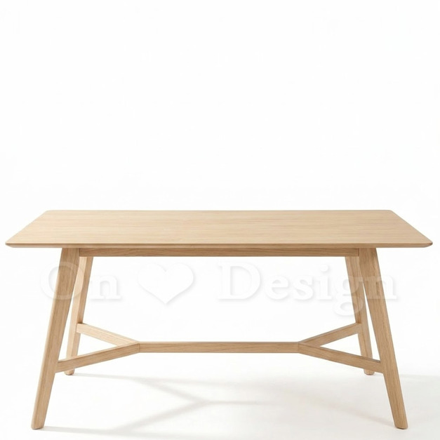 現貨🔥免運🔥北歐 極簡 LOFT 餐廳桌 家具 雅典 六人位 餐桌 洗白色-180CM