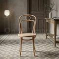 現貨🔥歐洲進口品牌 POLISH FAMEG Furniture 設計款 A-31 彎木無扶手餐椅 - 原木色_5