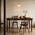 現貨🔥歐洲進口品牌 POLISH FAMEG Furniture 設計款 A-0537 溫莎無扶手餐椅 - 胡桃色_3