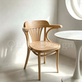 現貨🔥歐洲進口品牌 POLISH FAMEG Furniture 設計款 B-165 彎木扶手餐椅 - 原木色_3