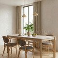 現貨🔥歐洲進口品牌 POLISH FAMEG Furniture 設計款 B-9/1 彎木扶手餐椅 - 原木色 椅墊版_4