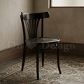 歐洲進口品牌 POLISH FAMEG Furniture 設計款 A-788 FAN 彎木無扶手餐椅 - 黑色_1