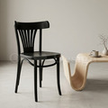 歐洲進口品牌 POLISH FAMEG Furniture 設計款 A-788 FAN 彎木無扶手餐椅 - 黑色_6