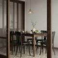 歐洲進口品牌 POLISH FAMEG Furniture 設計款 A-788 FAN 彎木無扶手餐椅 - 黑色_2