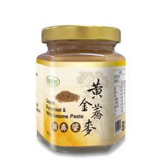 樸優樂活-黃金蕎麥胡麻醬(180g/罐)-純濃白芝麻風味-多件組更優惠